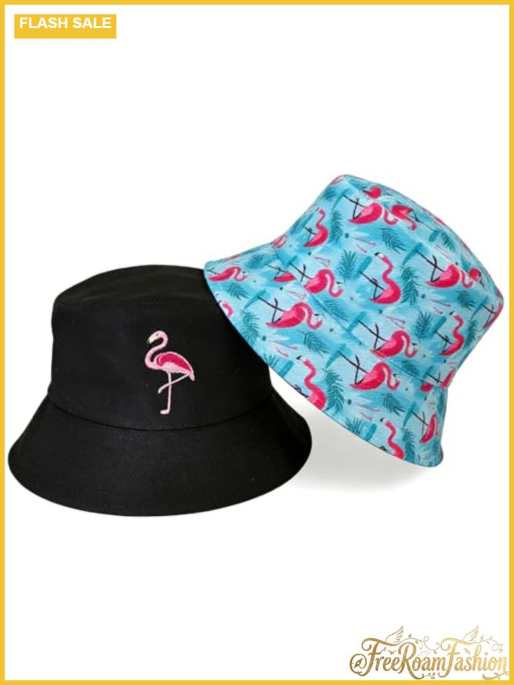 Reversible Bucket Hat Packable Sun Hat Beach Golf Fishing Travel Unisex
